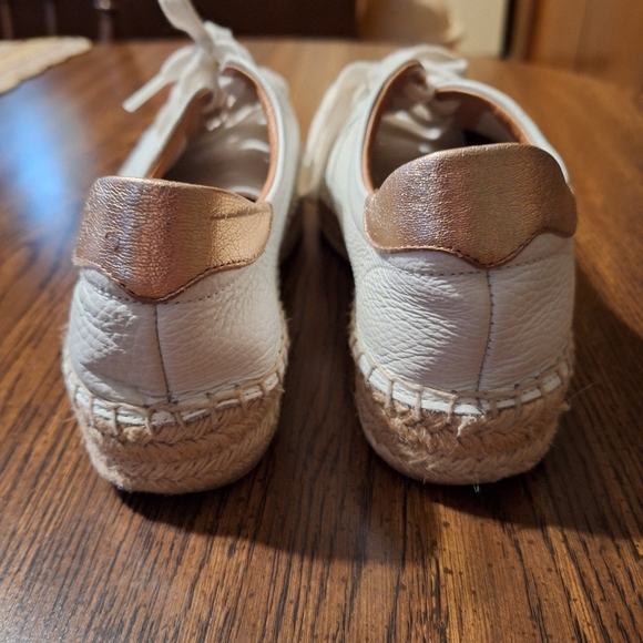 Dalson Off-White Espadrille Sneakers Made In Italy Size 8 US - Picture 3 of 5